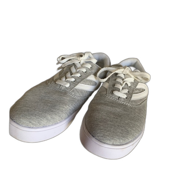 Tretorn Chelsea NWOT Gray Knit With White Logo Tennis Shoes Size 7M - Picture 3 of 6